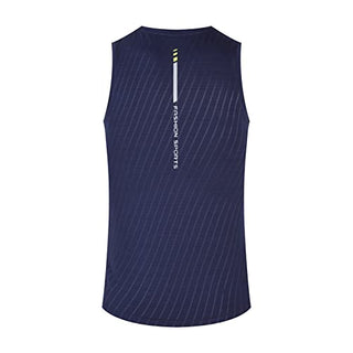 Rldym Men's Sleeveless Sports Undershirt Quick Dry Muscle Tank Tops Base Layer Vests Breathable Sport Clothing for Cycling Running Jogging Gym Vest