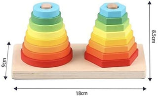 BUY4LESS - Wooden Kids Educational Piano Xylophone, Educational Musical Instruments Toy, 8 Key Scales (Xylophone)