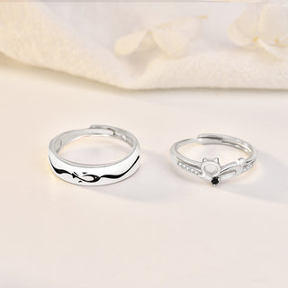 Couple Rings Can Be Adjusted For Men And Women