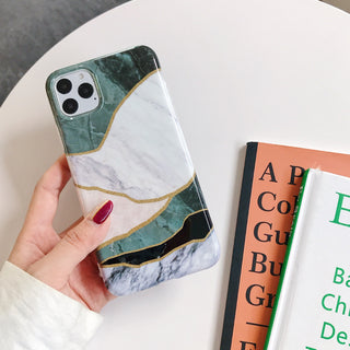 IPHONE Geometric Marble Cases