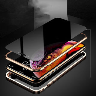 IPhone Case Anti-peep Magnetic Protective Shell Magnetic Privacy Glass Case For Phone