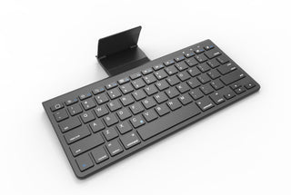 Bluetooth keyboard with stand for mobile, computer, tablet