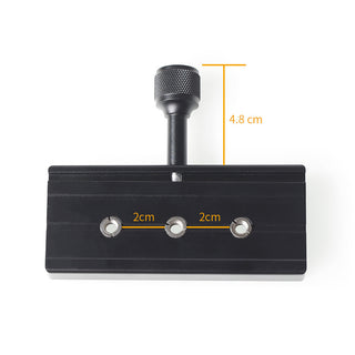 Universal Quick Release Plate Base Tripod Head Board Stabilizer Slide Rail
