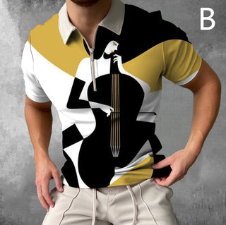 Shirts For Men Face Art Print Short Sleeve Tshirts Streetwear Mens