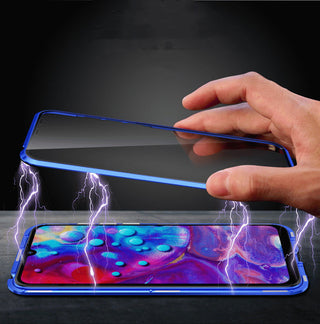 XIAOMI 9 Fashion Personality Magnetic Glass Protective Case