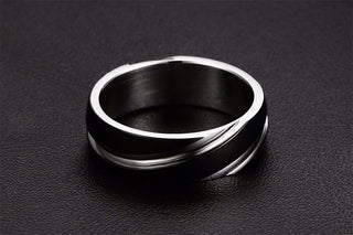 New Fashion Daily Wear Rings Top Quality Lead & Nickel Free Black Color Stainless Steel Men Party Rings