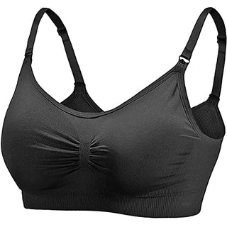 Dress Cici Nursing Bra, Full Coverage Maternity Bra, Comfortable Breastfeeding Sleep Bra 5-Pack (5 Pieces)