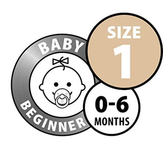 Bibs Pacifier Size 1 - Baby 0-6M (2pcs) - Ivory/Blush