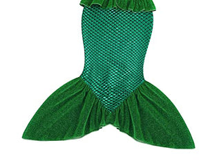 WonderBabe Little Girl Mermaid Princess Dresses Ariel Costume for Grils Birthday Party Halloween Cosplay Outfit with Accessories