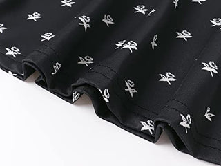 AmzBarley Girls Addams Costume Little Kids Addams Family Dress Up for Halloween Cosplay Birthday Party