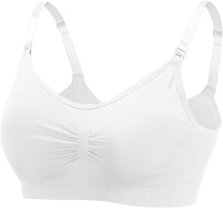 Dress Cici Nursing Bra, Full Coverage Maternity Bra, Comfortable Breastfeeding Sleep Bra 5-Pack (5 Pieces)