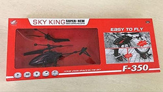Toy Land Remote Control Sky King Remote Control Flying Helicopter with Unbreakable Blades Infrared Sensors
