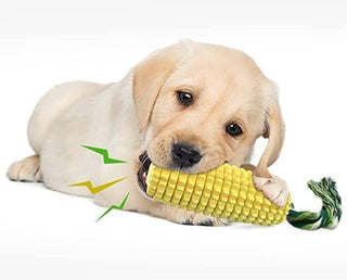 LOVEQI Dog Chew Toys, Puppy Toothbrush Clean Teeth Interactive Corn Toys, Dog Toys Aggressive Chewers Small Meduium Large Breed