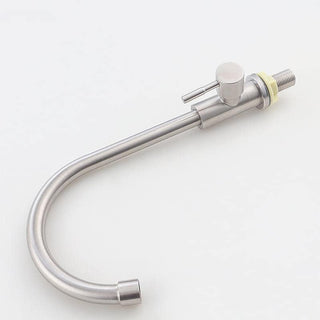 baokemo Kitchen Faucet 304 Stainless Steel Sinks water Faucet Single Cold Kitchen Tap Bathroom Taps (black)