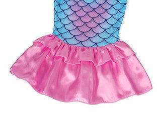 WonderBabe Little Girl Mermaid Princess Dresses Ariel Costume for Grils Birthday Party Halloween Cosplay Outfit with Accessories