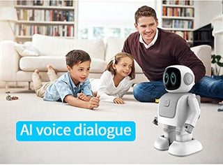 QuantumG - ROBERT APP CONTROLLED ROBOT AND BLUETOOTH SPEAKER WITH BUILTIN DANCING FEATURE AND APP CONTROLLED GESTURE MOVEMENTS, FUN TOY GADGET FOR KIDS AND BLUETOOTH SPEAKER