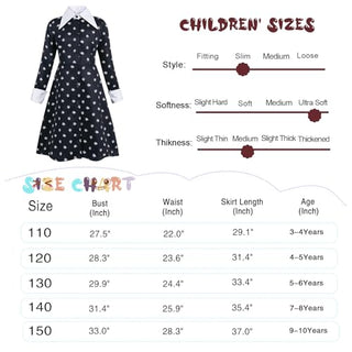 AmzBarley Girls Addams Costume Little Kids Addams Family Dress Up for Halloween Cosplay Birthday Party