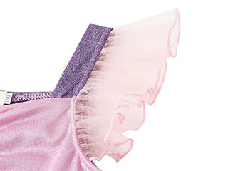 WonderBabe Little Girl Mermaid Princess Dresses Ariel Costume for Grils Birthday Party Halloween Cosplay Outfit with Accessories
