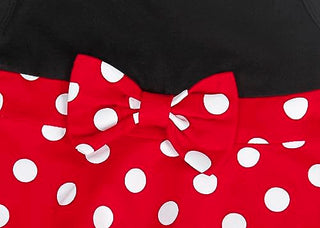 WonderBabe Girl Costume Polka Dots Tulle Tutu Dresses Princess Fancy Dress Up Halloween Birthday Party Dress with Ears Headband