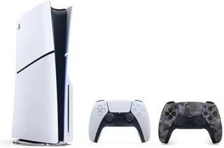 SIE Sony PlayStation 5 Slim Disc with Extra Dualsense Grey Camouflage Controller - International Version