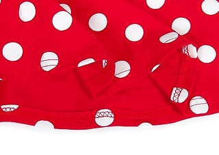 WonderBabe Girl Costume Polka Dots Tulle Tutu Dresses Princess Fancy Dress Up Halloween Birthday Party Dress with Ears Headband