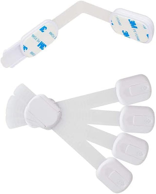 HavenHause Pack of 2 Refrigerator Fridge Lock - Child Safety Lock for Freezer, Cabinet, Drawers, Door - Black by