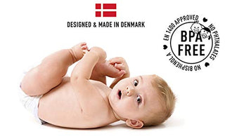 Bibs Pacifier Size 1 - Baby 0-6M (2pcs) - Ivory/Blush