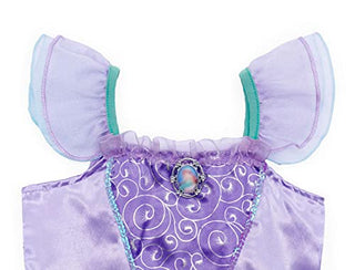WonderBabe Little Girl Mermaid Princess Dresses Ariel Costume for Grils Birthday Party Halloween Cosplay Outfit with Accessories