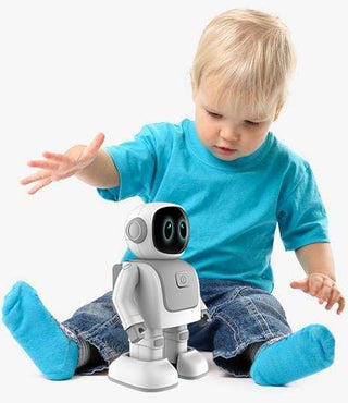QuantumG - ROBERT APP CONTROLLED ROBOT AND BLUETOOTH SPEAKER WITH BUILTIN DANCING FEATURE AND APP CONTROLLED GESTURE MOVEMENTS, FUN TOY GADGET FOR KIDS AND BLUETOOTH SPEAKER