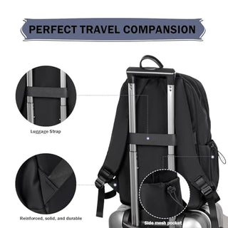 infino™ Travel Backpacks for Students and Travelers: Business Laptop Bag Fits up to 15.6", Men and Women Backpack with USB Charging Port, Waterproof, Large Capacity