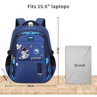Yoawllty School Bag for Boys, Space Backpack for Boys Kids Elementary School Bags Middle Primary School Book Bag Lightweight School Bag for Students