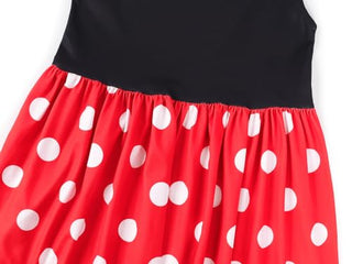WonderBabe Girl Costume Polka Dots Tulle Tutu Dresses Princess Fancy Dress Up Halloween Birthday Party Dress with Ears Headband