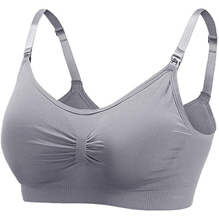 Dress Cici Nursing Bra, Full Coverage Maternity Bra, Comfortable Breastfeeding Sleep Bra 5-Pack (5 Pieces)