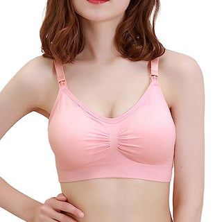 Dress Cici Nursing Bra, Full Coverage Maternity Bra, Comfortable Breastfeeding Sleep Bra 5-Pack (5 Pieces)