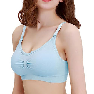 Dress Cici Nursing Bra, Full Coverage Maternity Bra, Comfortable Breastfeeding Sleep Bra 5-Pack (5 Pieces)