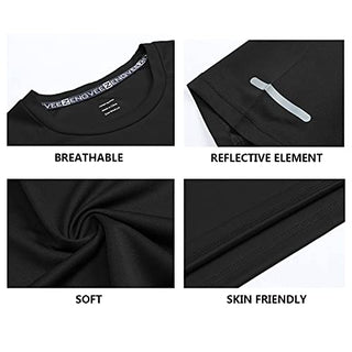 Gaiatiger 3 Pack Men T-Shirt Quick Dry Work Shirts Moisture Wicking Active Athletic Training Short Sleeve Tops