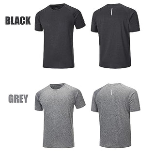 Gaiatiger 3 Pack Men T-Shirt Quick Dry Work Shirts Moisture Wicking Active Athletic Training Short Sleeve Tops