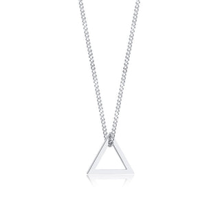Hexagon Pendant Necklaces For Men Geometric Trangle Square