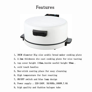 Electric Pizza Maker Arabic Bread Maker Machine Bread Maker