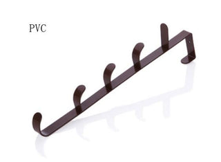 Kitchen Cabinet Under Shelf 6 Hooks Cup Mug Holder Kitchen Iron Hanging Storage Rack Cupboard Organizer Hooks Bedroom Wardrobe