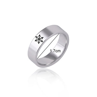 Genshin Impact Stainless Steel Ring Eye Of God Ice Fire Wind Water Grass Thunder Element Rings For Women Men