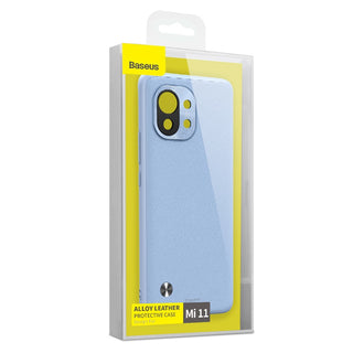 XIAOMI Alloy Plain Leather Case For Xiaomi 11