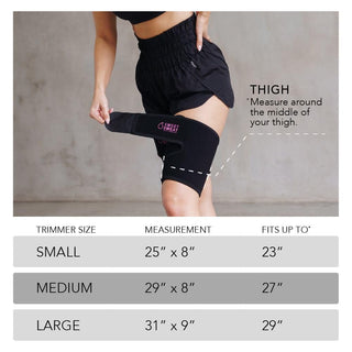 Sports Research Sweet Sweat Thigh Trimmers for Men & Women Increases Heat and Sweat Production to The Thigh Area Includes Mesh Carrying Bag (Medium, Yellow)