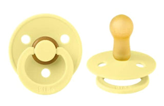 Bibs Pacifier Size 1 - Baby 0-6M (2pcs) - Ivory/Blush