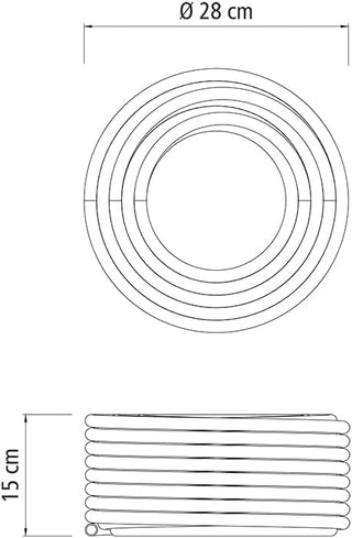 Tramontina Flex garden hose, 15 meters 1/2"