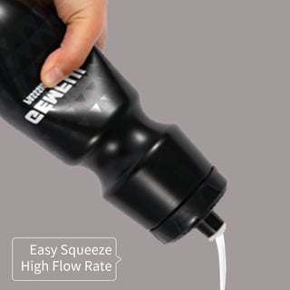 GEMFUL Bike Water Bottle BPA Free 750ml 2 Pack (Black+white)