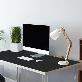 Arthome White Wood Paper,43.5x305cm Self Adhesive Wallpaper Waterproof Gloss PVC Vinyl, Oil Proof Paper for Furniture Cover Surface,Countertop,Kitchen