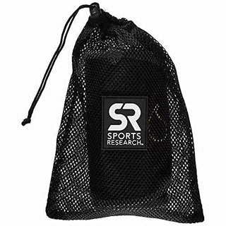Sports Research Sweet Sweat Thigh Trimmers for Men & Women Increases Heat and Sweat Production to The Thigh Area Includes Mesh Carrying Bag (Medium, Yellow)