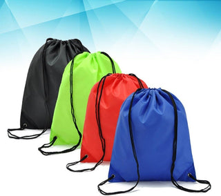 LIOOBO 4 Pcs Waterproof Drawstring Bags Sports Riding Backpack Suitable for Adults and Kids, Holiday, Swimming, Beach