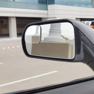 Ampper Blind Spot, 2" Round HD Glass Convex Rear View Mirror | Car | Pack of 2